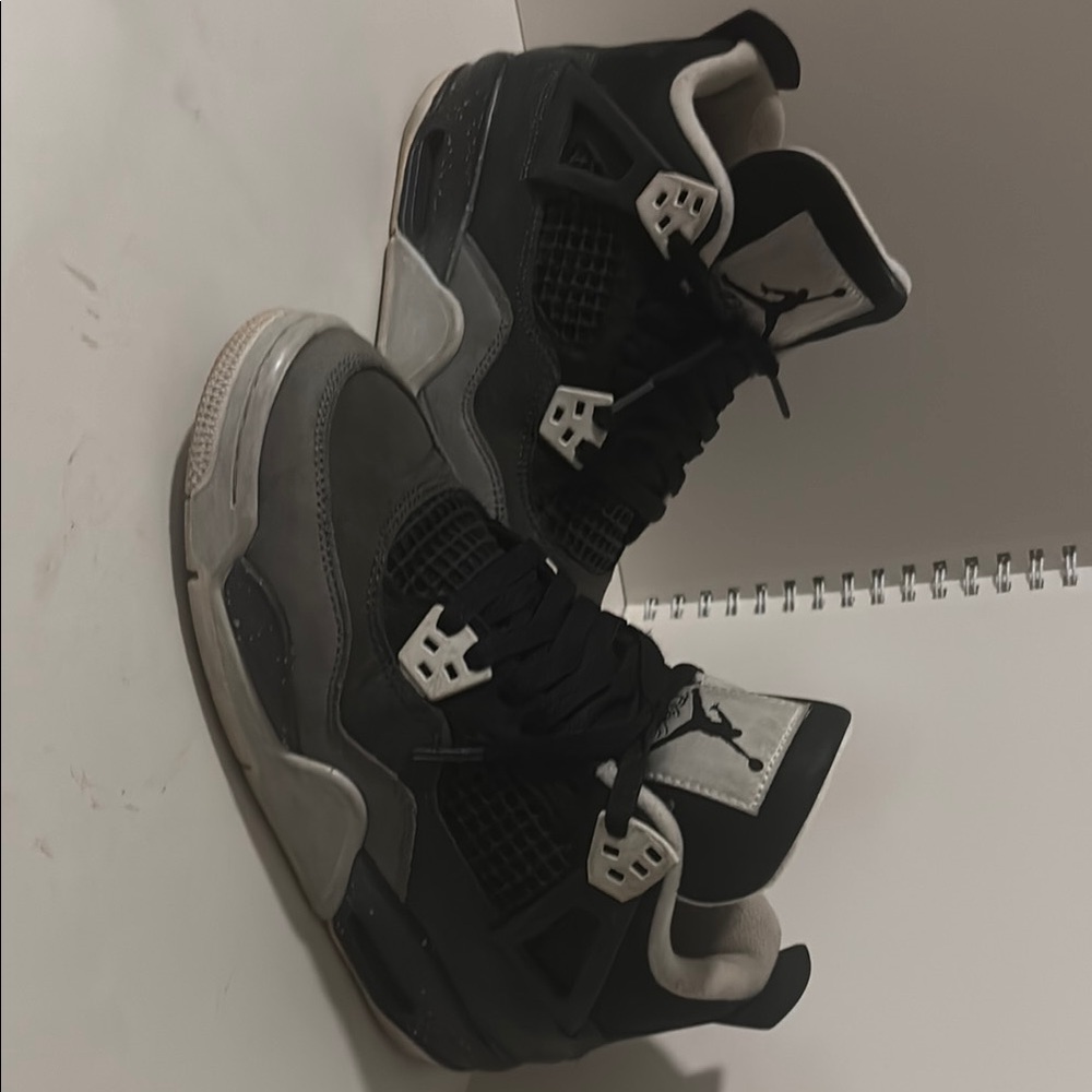 Black and Gray Sneakers